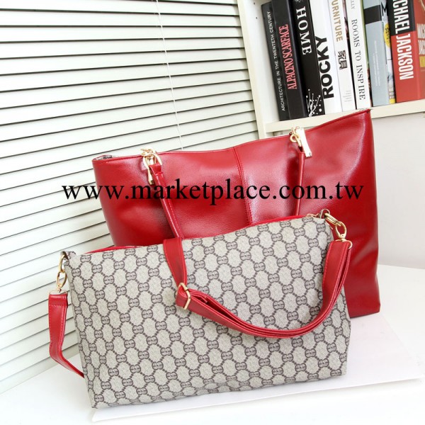 2013新款女包 韓版時尚女包包正反兩用子母包單肩包手提包斜挎包工廠,批發,進口,代購