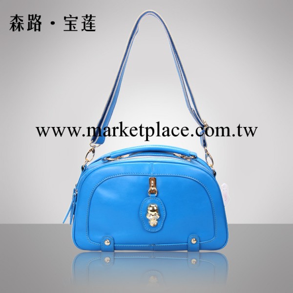 slbl夏季新款復古骷髏休閒韓版休閒單肩手提兩用斜挎包真皮包特價工廠,批發,進口,代購