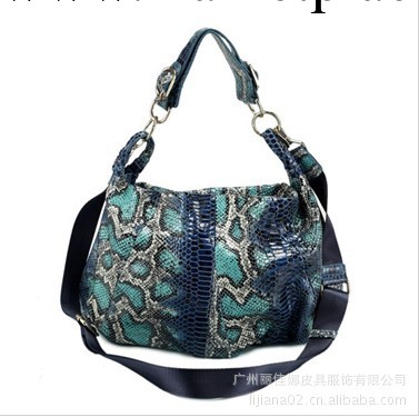 麗佳娜真皮休閒個性蛇紋系列女士單肩斜挎兩用包一件代發包郵工廠,批發,進口,代購