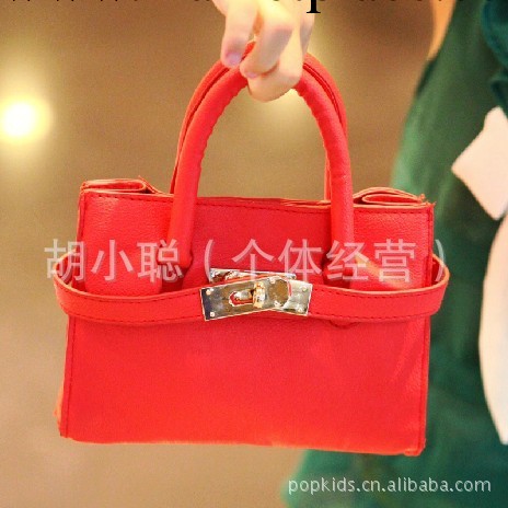 進口PU手提包手拎包斜挎包多功能兒童包包金屬扣包單肩包兩用包工廠,批發,進口,代購