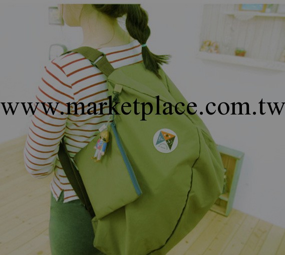 廠傢直銷臺灣爆款可折疊雙肩背包批發購物包韓版雙肩斜跨兩用混批工廠,批發,進口,代購