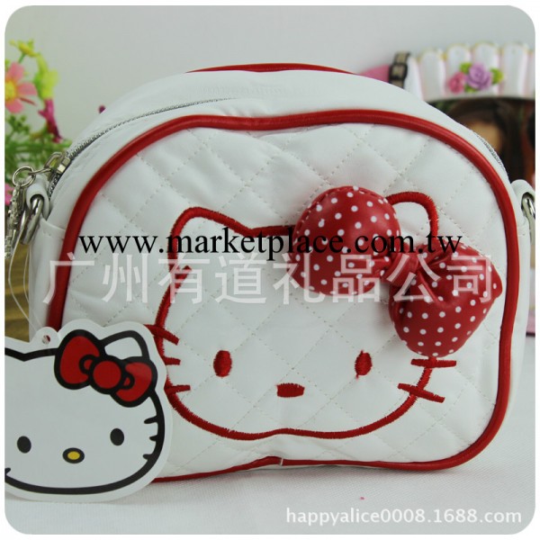 批發Hello Kitty韓版小斜挎包 可愛女生小包 斜挎手提兩用包工廠,批發,進口,代購