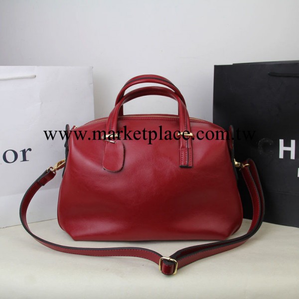 品牌 時尚休閒油蠟牛皮手提單肩兩用包 真皮女包批發工廠,批發,進口,代購