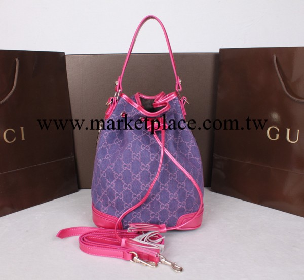 女包時尚韓版197019水桶包 馬桶包女士單肩斜挎兩用包抽帶搭扣包工廠,批發,進口,代購