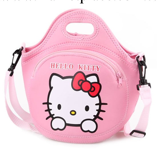 兩用 手提Hello kitty飯盒袋 凱蒂貓斜挎創意便當袋包 日韓 防水工廠,批發,進口,代購