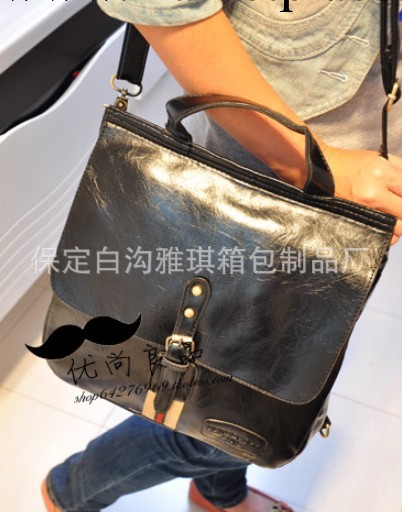 2014新款女包 單肩雙肩包兩用女士背包 學院風韓版休閒時尚PU包工廠,批發,進口,代購