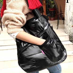 2012瘋狂搶購新款韓版太空包棉服包 單肩兩用女包S-210#工廠,批發,進口,代購