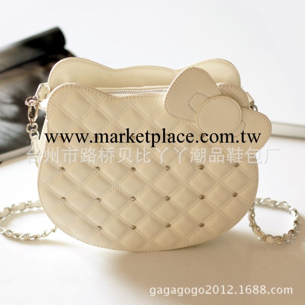 韓版兒童可愛hello kitty女童斜挎包單肩包手拎兩用包工廠,批發,進口,代購