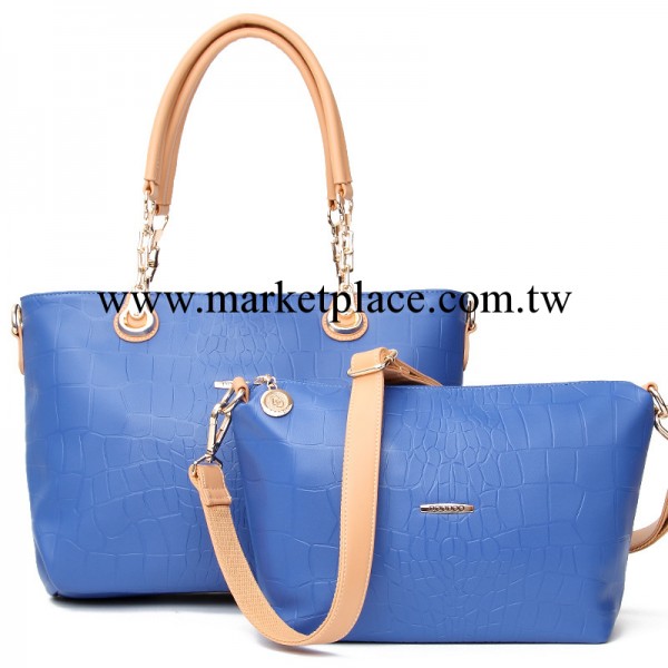 春季新款簡約大方時尚五金單肩斜跨兩用石頭紋子母包批發代理3069工廠,批發,進口,代購