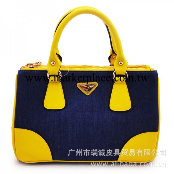 清倉牛仔包單肩斜跨英倫復古兩用女包休閒時尚大包機車包歐美女包工廠,批發,進口,代購