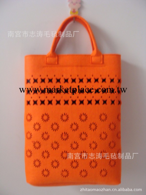 【廠傢直銷】時尚休閒毛氈包 正反兩用簡單大氣 鏤空設計工廠,批發,進口,代購