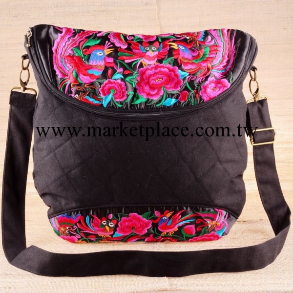 原創正品民族風繡花包民族包 單面繡花手提斜跨兩用包 簡約時尚工廠,批發,進口,代購
