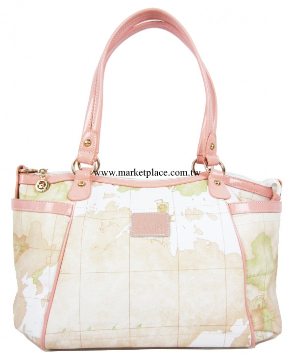 女包工廠定制外貿新款單肩手提兩用包地圖手提包工廠,批發,進口,代購