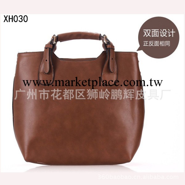 正反面通用包 套色料納帕紋時尚手提包，斜跨包 多功能兩用挎包工廠,批發,進口,代購