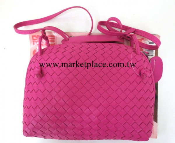 2013新款女單肩斜挎小包復古真皮手工羊皮編織女包工廠,批發,進口,代購