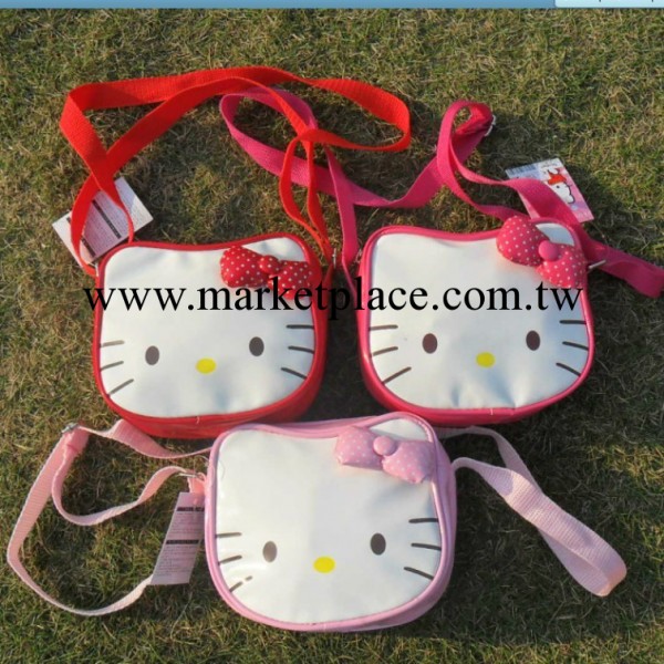 可愛HELLO KITTY蝴蝶結立體幼兒園零錢包 PU小挎包 兒童錢包批發工廠,批發,進口,代購