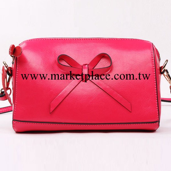 日韓風蝴蝶結甜美糖果色牛皮小箱包 手提斜挎兩用真皮立體女包工廠,批發,進口,代購