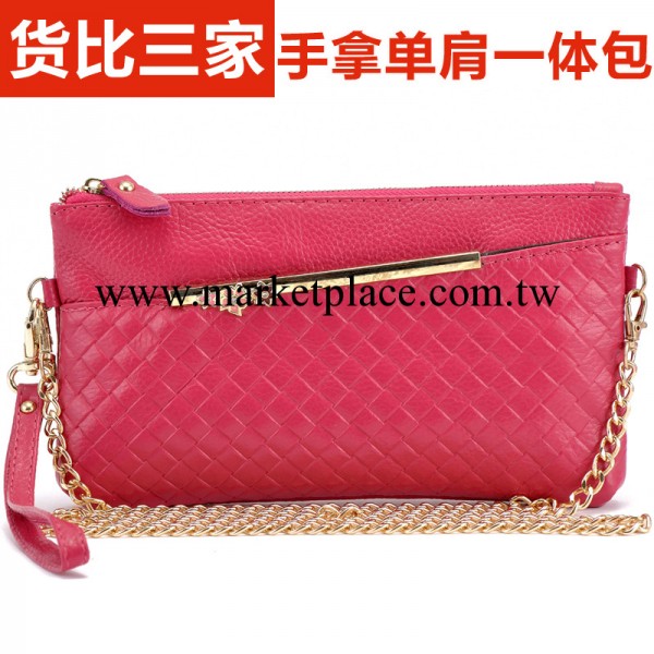 批發時尚頭層牛皮女士手拿包 真皮新款斜跨小包一件代發廣州女包工廠,批發,進口,代購