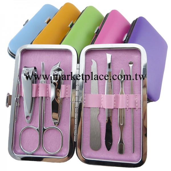 新款上市陽江美容套 禮品修甲套裝 不銹鋼美甲工具7件套 ZM-PVC-7工廠,批發,進口,代購