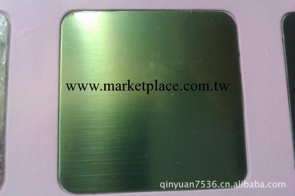 304不銹鋼板材 0.6*1219*2438翡翠綠彩色不銹鋼板批發・進口・工廠・代買・代購