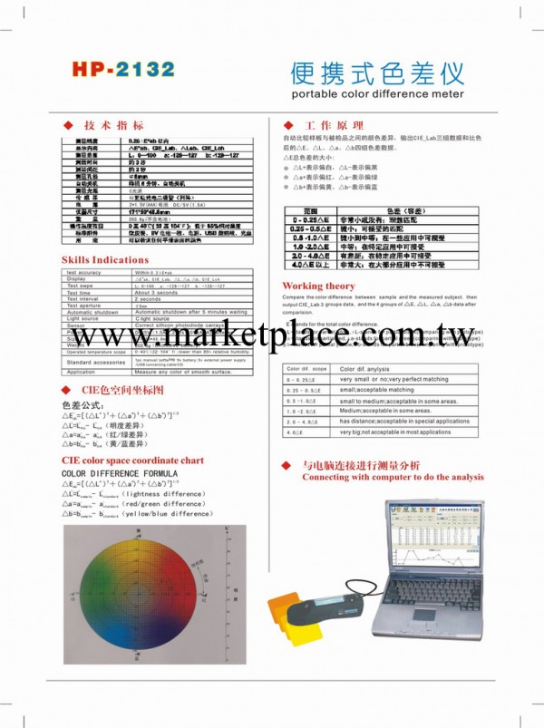 漢譜色差計青島總經銷工廠,批發,進口,代購