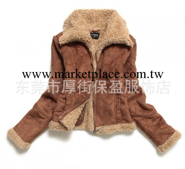 2013新款時尚豬皮羽絨衣女 修身女式皮大衣外套特價女裝皮絨工廠,批發,進口,代購