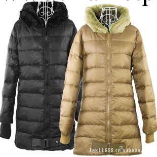外貿服裝實體加盟2011冬季新款正品中長款女裝羽絨衣工廠,批發,進口,代購