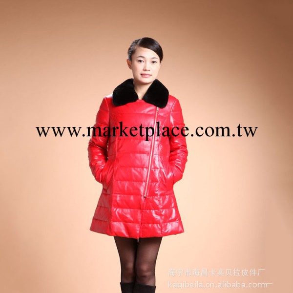 2013海寧新款進口綿羊皮女裝羽絨衣 女式真皮羽絨衣2013-038工廠,批發,進口,代購