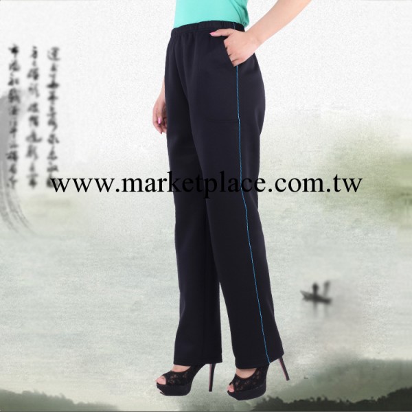 新品中老年女褲春秋款 加肥加大碼運動褲休閒褲代理加盟工廠,批發,進口,代購