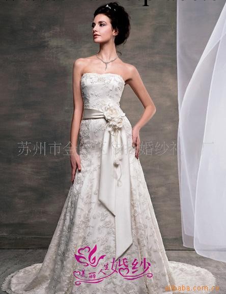 供應歐美外貿，高檔，珠繡，平胸時尚精品新娘婚紗禮服批發・進口・工廠・代買・代購