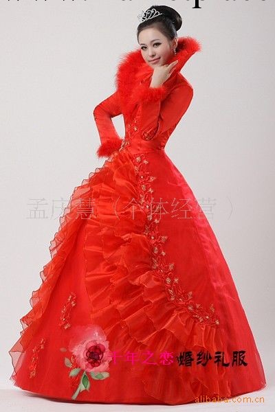 新娘婚紗 冬季婚紗禮服 小禮服 來圖量身定做 OEM代加工工廠,批發,進口,代購