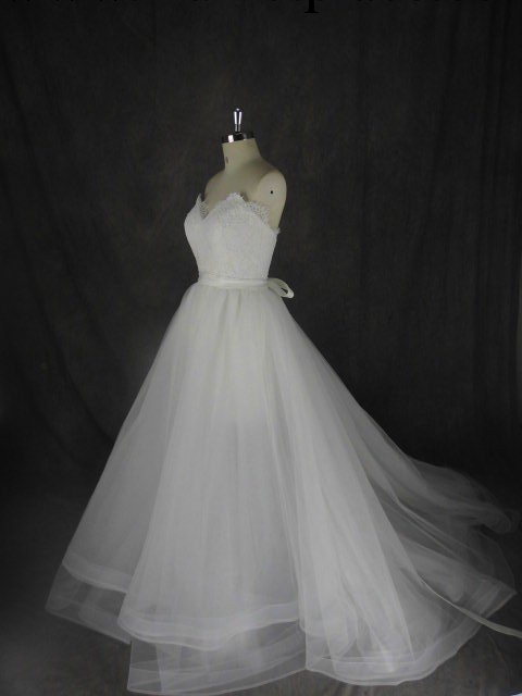 廠價直銷兩件式蕾絲婚紗 網紗活動裙+蕾絲短裙wedding dress工廠,批發,進口,代購