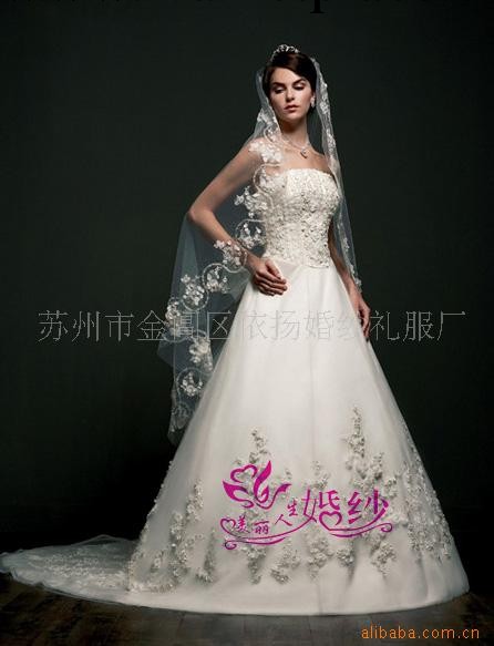 供應精品新娘婚紗禮服小拖尾婚紗工廠,批發,進口,代購