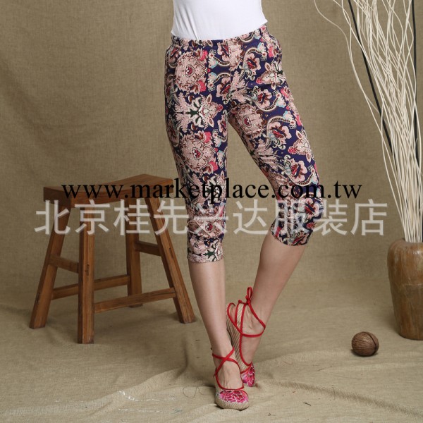 2014新款原創鑫典雅秀彈力七分內搭褲時尚修身百搭褲休閒女褲工廠,批發,進口,代購