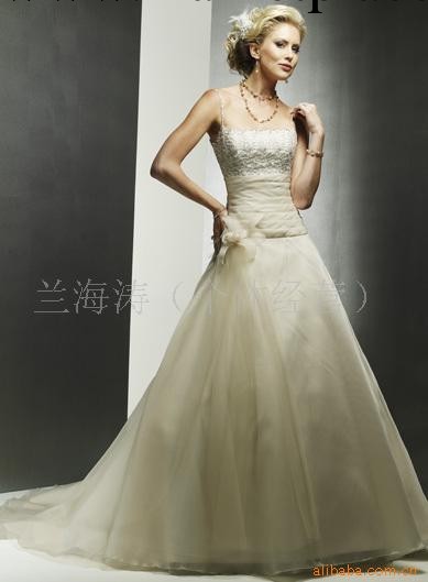 婚紗禮服  2013新款皇室公主韓式韓版綁帶抹胸新娘拖尾婚紗 攝影工廠,批發,進口,代購