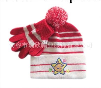 供應針織帽、 針織手套/半邊絨兒童針織帽、手套兩件套批發・進口・工廠・代買・代購
