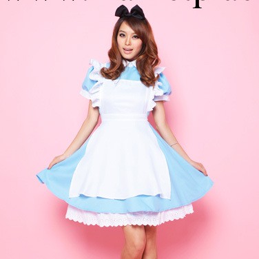 侍女 女傭 角色扮演 COS動漫 LOLITA女僕裝 Cosplay服裝 可愛藍色工廠,批發,進口,代購