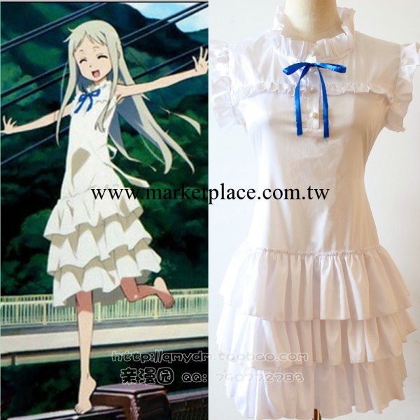 未聞花名 本間芽衣子 面碼 cos服裝 cosplay 連衣裙工廠,批發,進口,代購