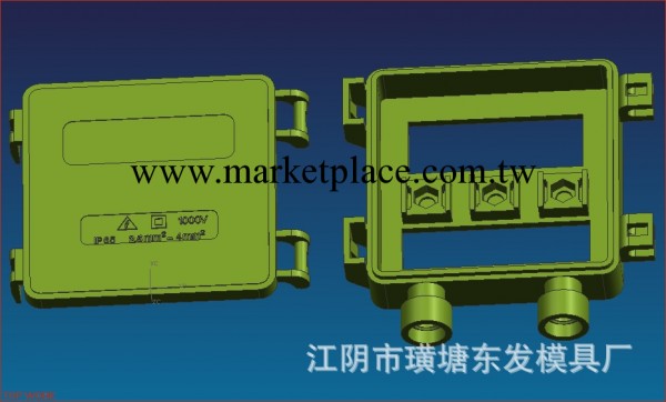 (樣式102)定制太陽能光伏接線盒塑料模具工廠,批發,進口,代購