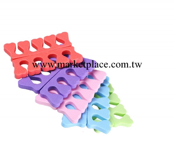 美容美甲工具 分指棉/海綿分趾器/分指器/隔趾棉 一對工廠,批發,進口,代購