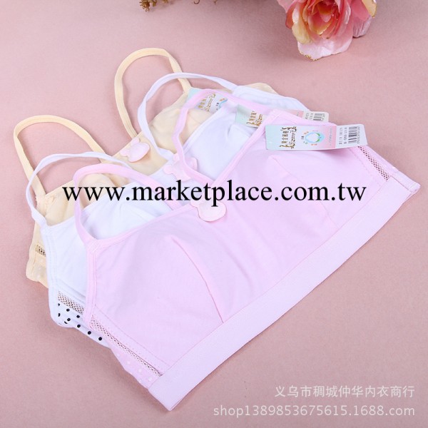 黃金風格少女胸罩發育期背心式內衣 學生無鋼圈胸罩舒適透氣138工廠,批發,進口,代購