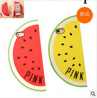 PINK維多利亞的秘密水果西瓜蘋果iPhone5手機殼 蘋果4S矽膠保護套工廠,批發,進口,代購