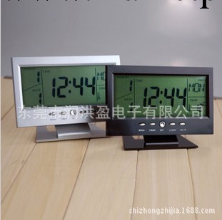 LCD聲控感應萬年歷時鐘 8082聲控萬年歷 電子鐘表 時尚數字萬年歷批發・進口・工廠・代買・代購