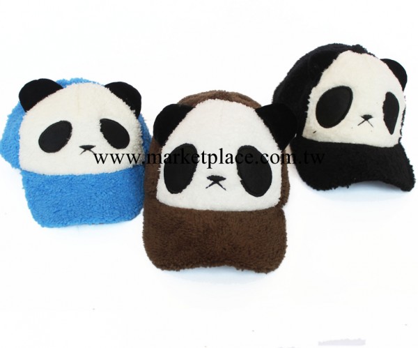 廠價供應毛絨帽子 熊貓可愛造型 熊貓帽批發・進口・工廠・代買・代購