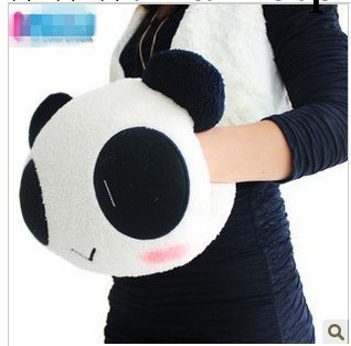 降價瞭！ 情侶熊貓抱枕 插手保 暖手捂 毛絨玩具批發・進口・工廠・代買・代購