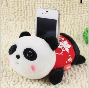 熊貓 創意 手機座 公仔 韓國毛絨玩具 情侶 佈娃娃 婚禮 禮品批發・進口・工廠・代買・代購