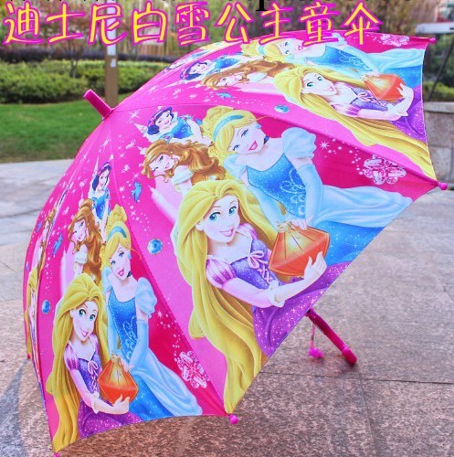 迪士尼兒童白雪公主傘熊出沒卡通傘小學生晴雨傘防紫外線長柄童傘工廠,批發,進口,代購