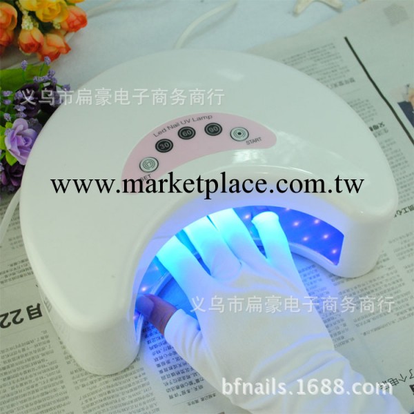 廠傢直供正品12W LED光療燈 高功率光療機 美甲專用 QQ膠 甲油膠工廠,批發,進口,代購