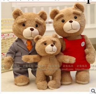 工廠價萌賤泰迪熊 北美電影泰迪熊男人的ted熊圍裙熊西裝領帶版工廠,批發,進口,代購