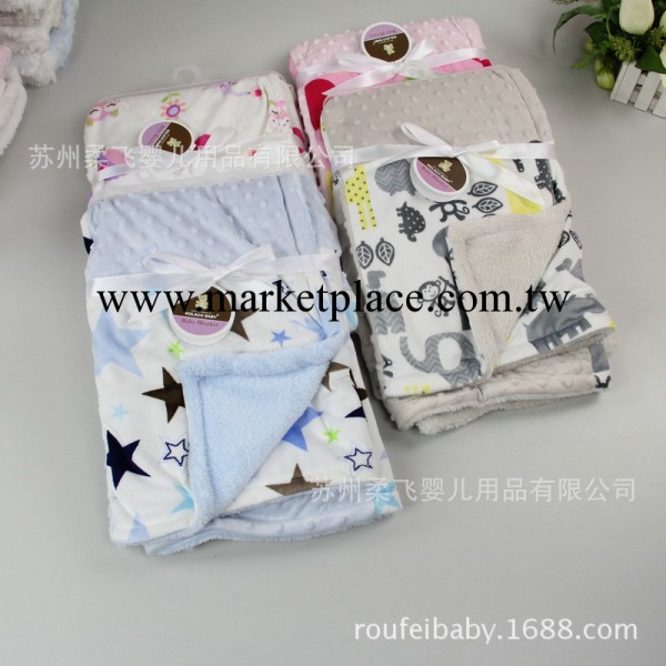 玫瑰絨+印花短毛絨 玫瑰絨毛毯，嬰兒毯 童毯 嬰兒毛毯 拼塊毛毯工廠,批發,進口,代購